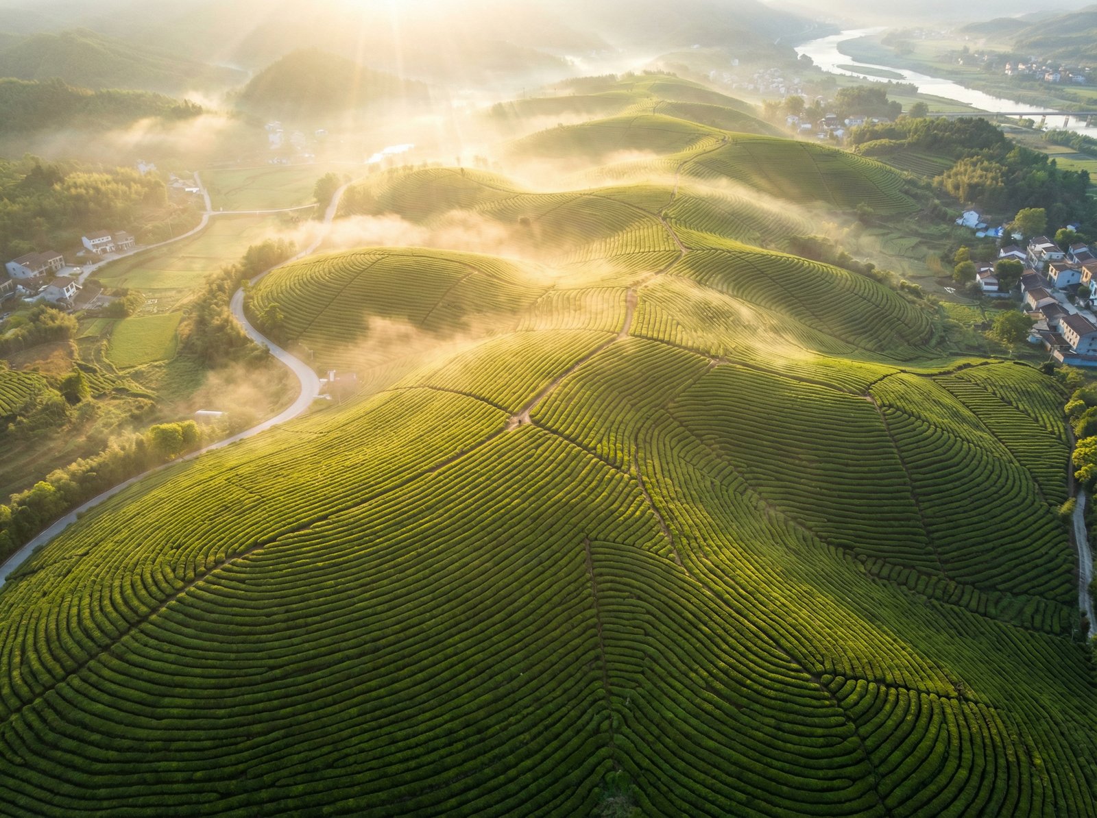 小马拉大车视频：万亩茶园航拍植物视频纪录片